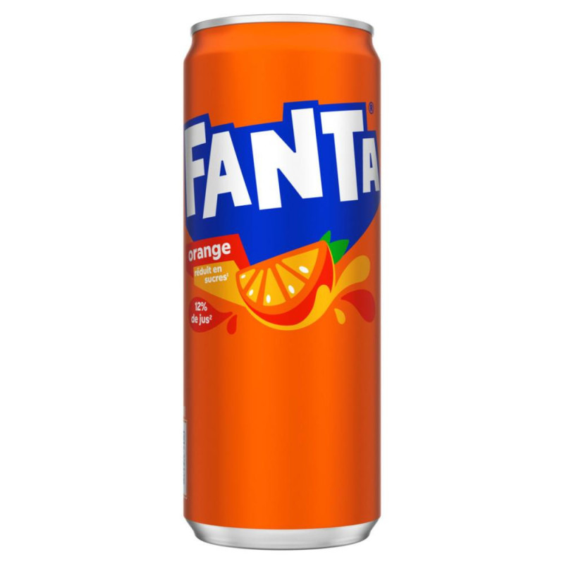 Canette Fanta orange