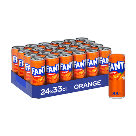Pack de 6 canettes de Fanta Orange